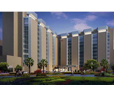 Rendering of renovations at John Sealy Tower at UTMB