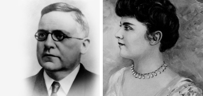 Portraits of John and Jennie Sealy