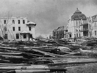UTMB After the 1900 Galveston Storm
