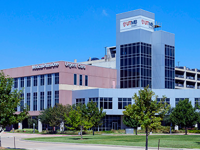 Exterior view of UTMB League City campus