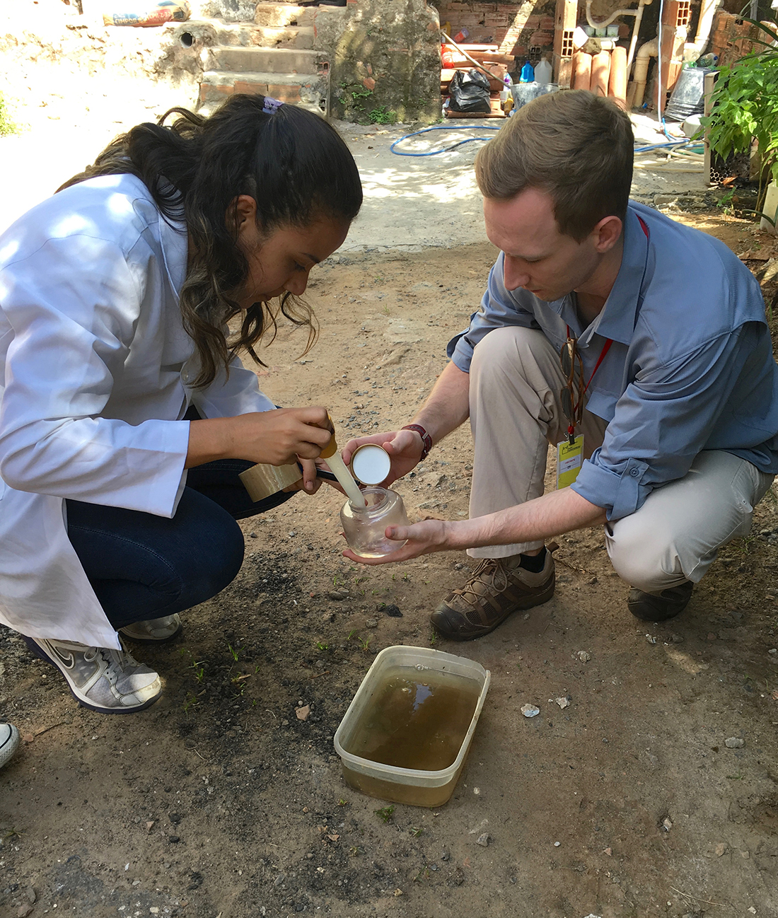 Researchers in the field