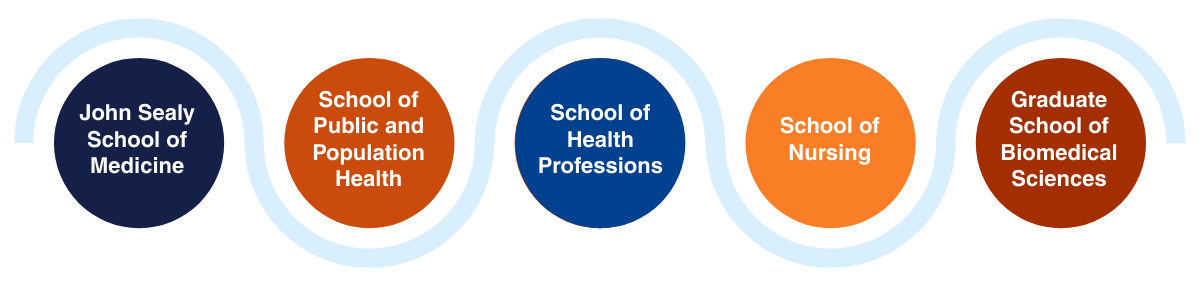 John Sealy School of Medicine, School of Public and Population Health, School of Health Professions, School of Nursing, Graduate School of Biomedical Sciences