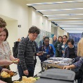 Students, trainees, faculty, staff and the community attend reception following the 2026 LHWS