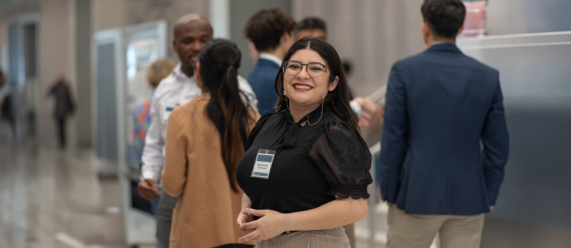 An MPH Student presentign at Public Health Symposium 2025